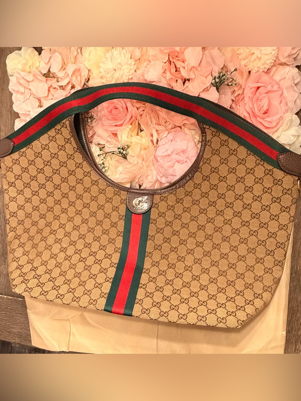 Large Tote w/ Detachable Pouch + Extended Strap